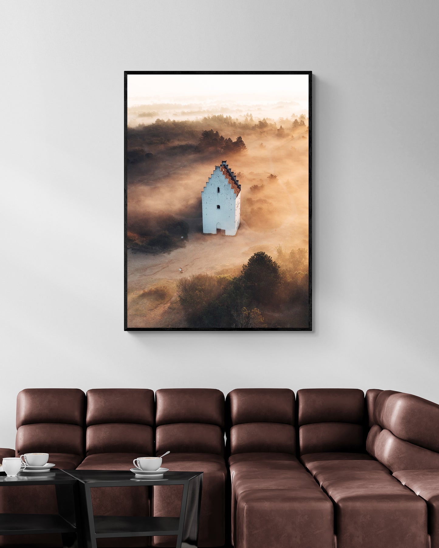 The Church in the Mist - Vertical