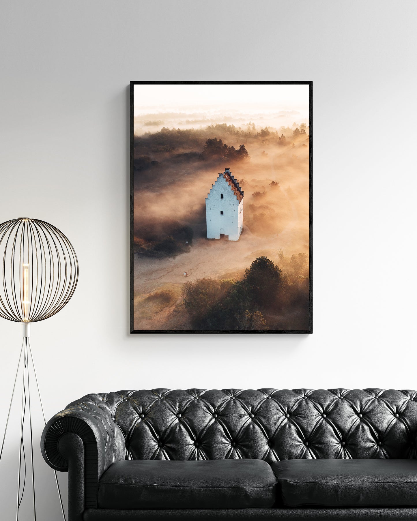 The Church in the Mist - Vertical