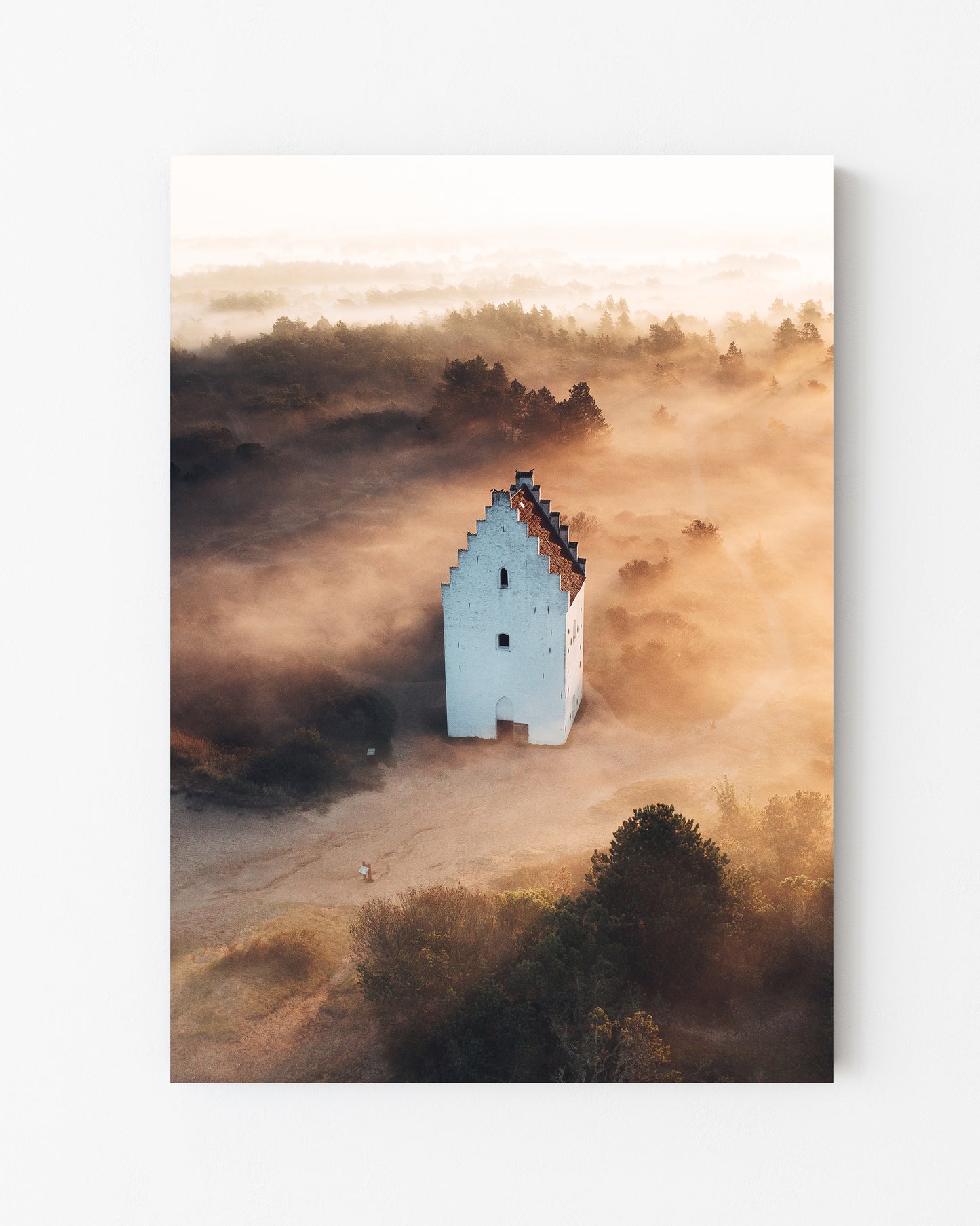 The Church in the Mist - Vertical