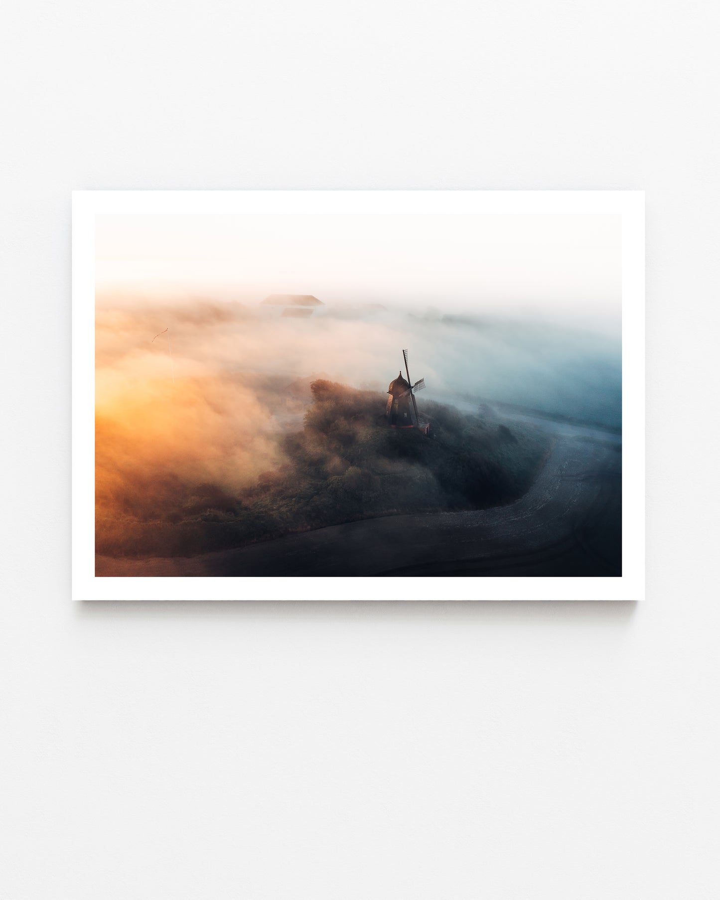 Børglum Kloster Mill in Mist