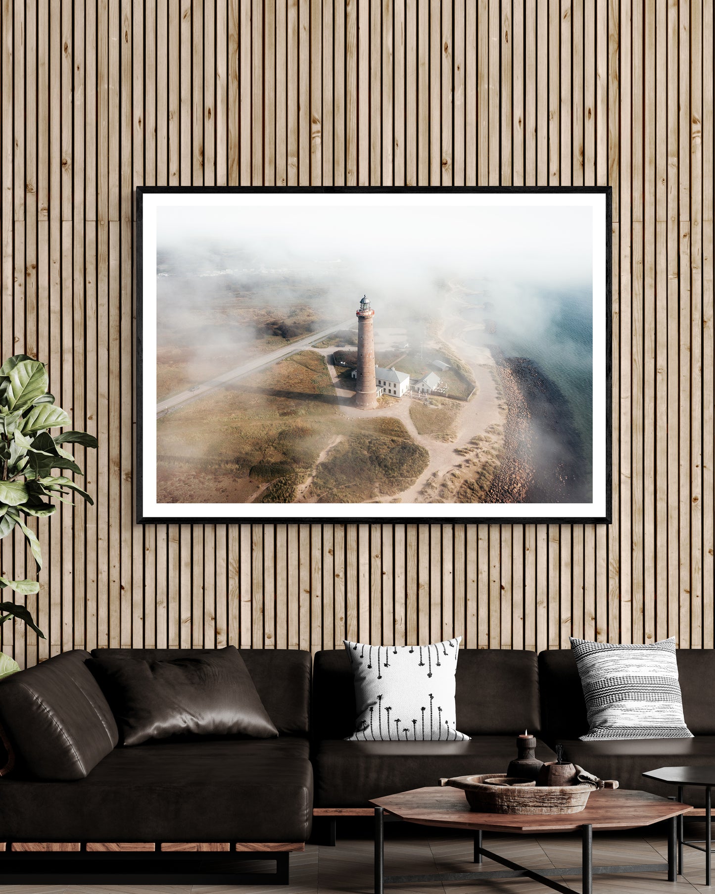 The Grey Lighthouse in Fog