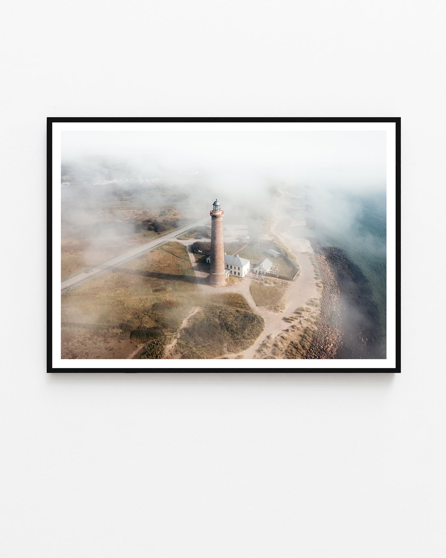The Grey Lighthouse in Fog
