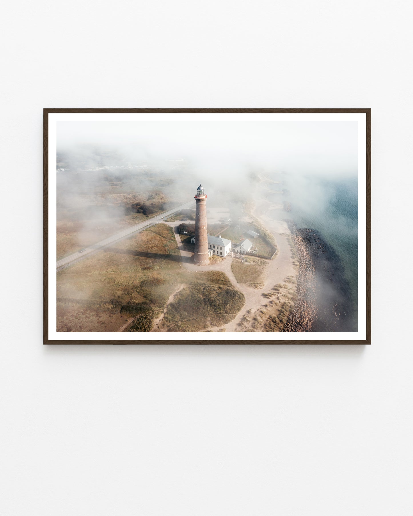The Grey Lighthouse in Fog