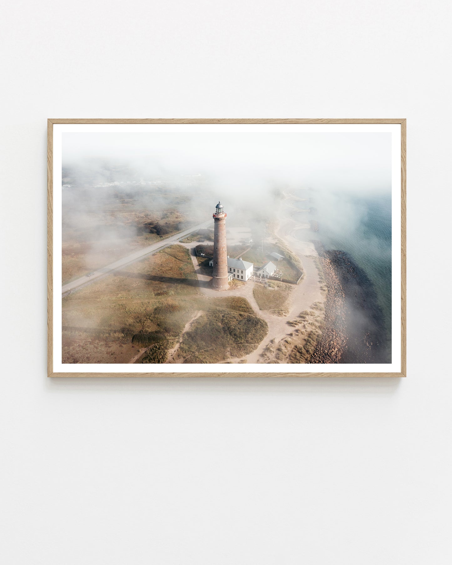 The Grey Lighthouse in Fog
