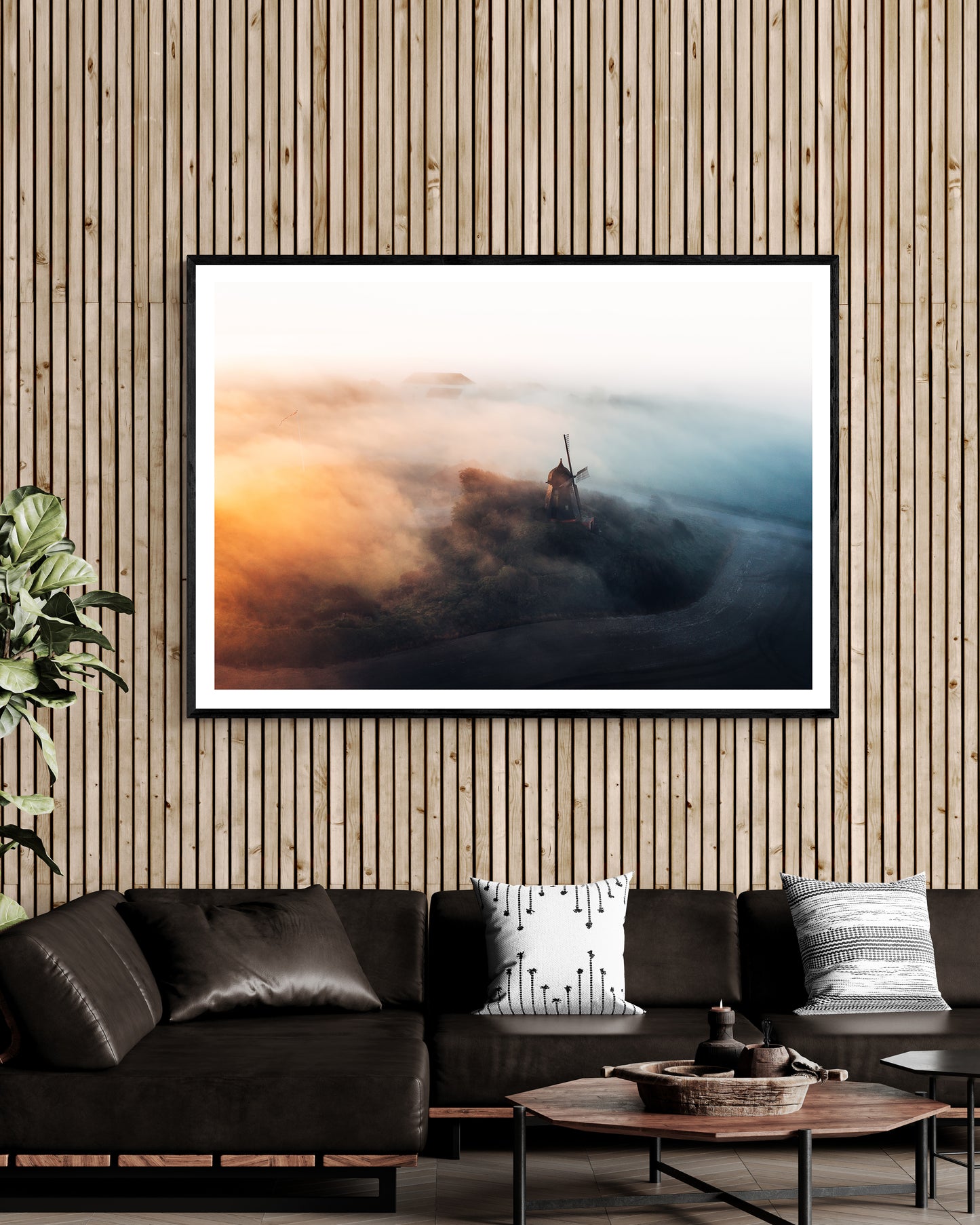 Børglum Kloster Mill in Mist