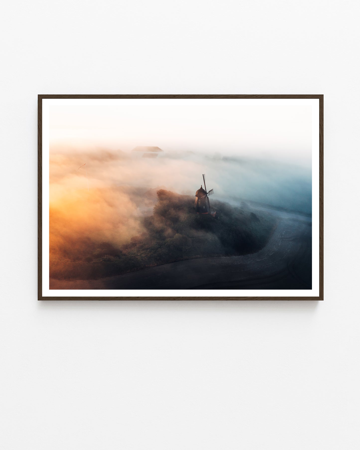 Børglum Kloster Mill in Mist