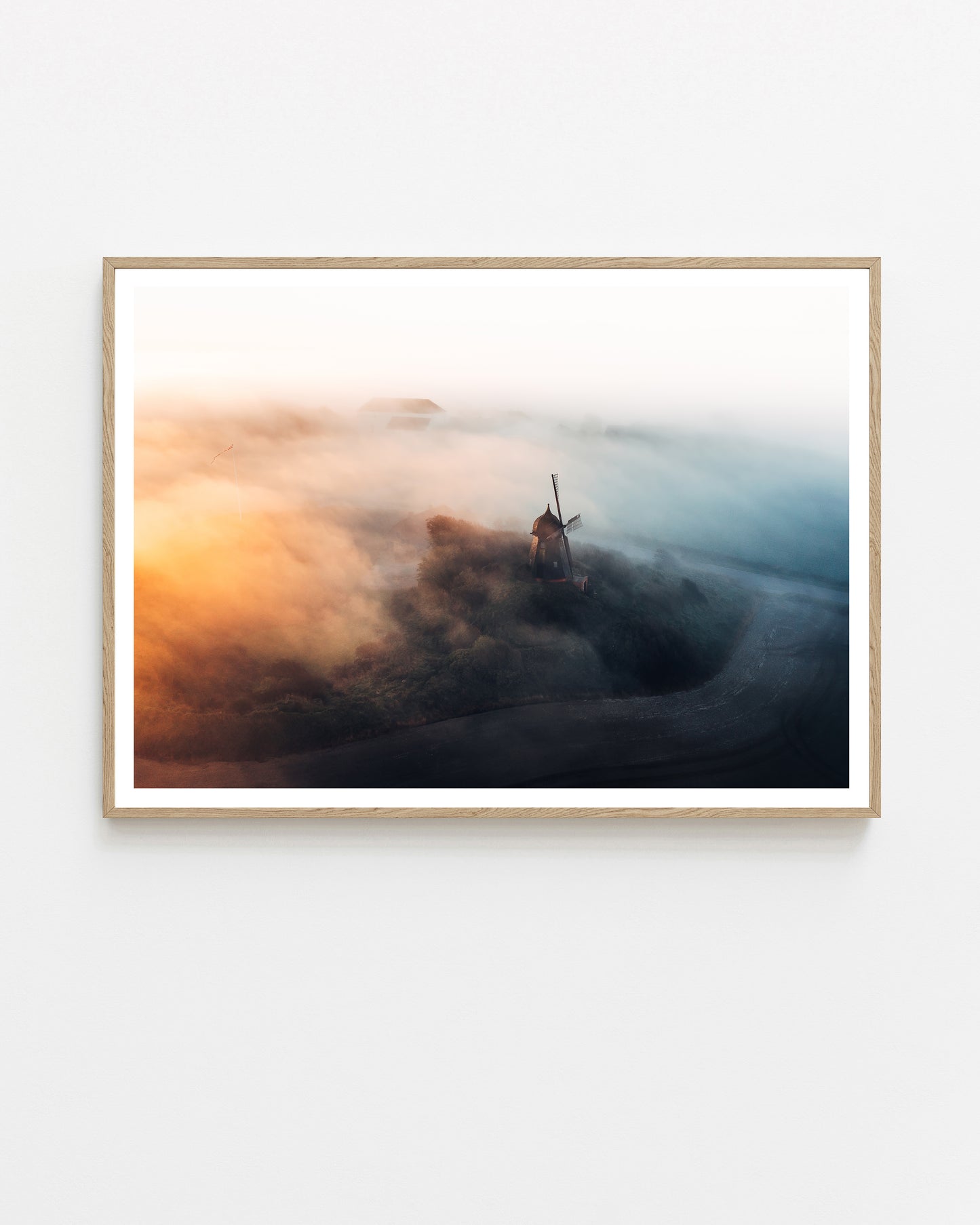 Børglum Kloster Mill in Mist